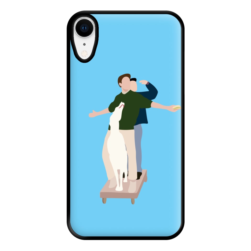 Two Men And A Dog Phone Case for iPhone XR