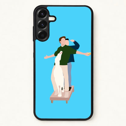 Two Men And A Dog Phone Case for Galaxy A17