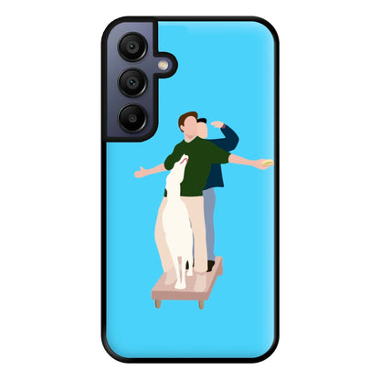 Two Men And A Dog Phone Case for Galaxy A15