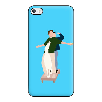 Two Men And A Dog Phone Case for iPhone 5 / 5s / SE 2016