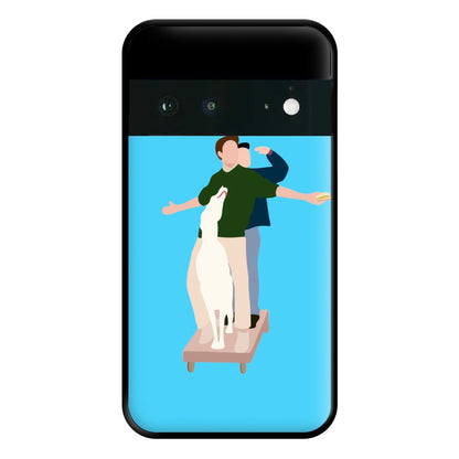 Two Men And A Dog Phone Case for Google Pixel 6a