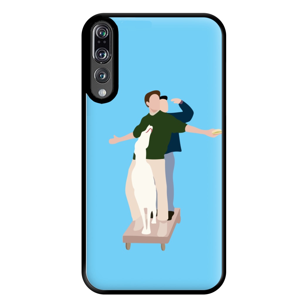 Two Men And A Dog Phone Case for Huawei P20 Pro