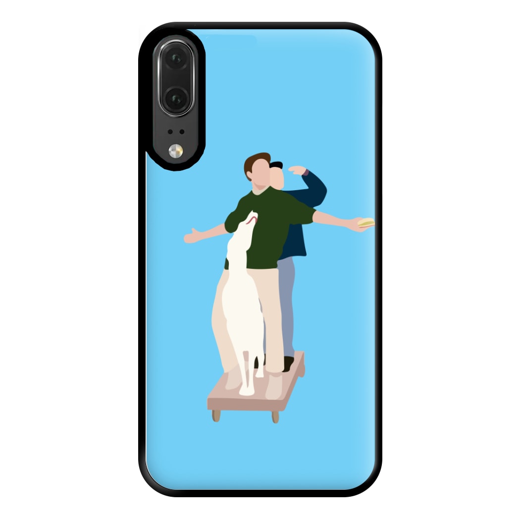 Two Men And A Dog Phone Case for Huawei P20