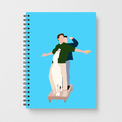 Two Men And A Dog - Friends Notebook