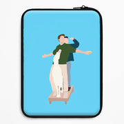 Two Men And A Dog Laptop Sleeve 1