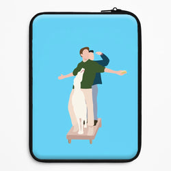 Two Men And A Dog Universal Laptop Sleeve