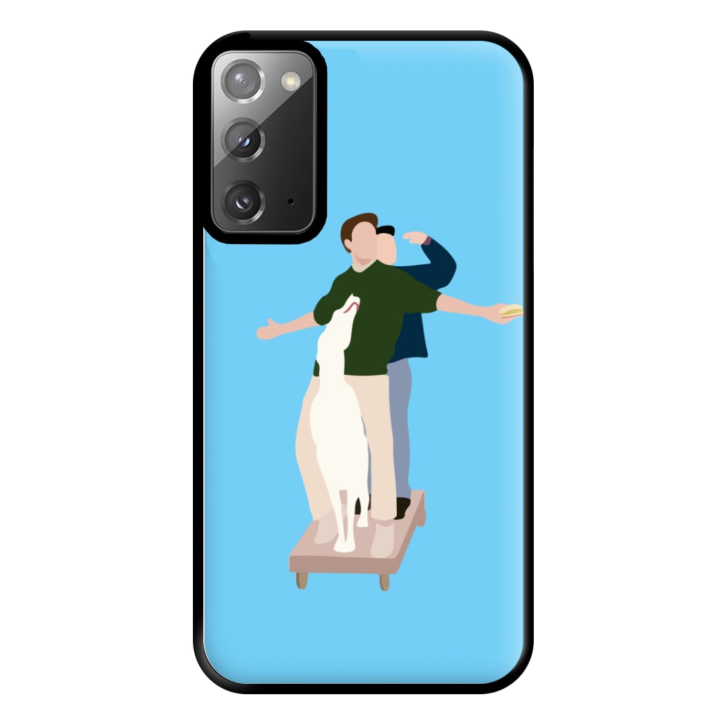 Two Men And A Dog Phone Case for Galaxy Note 20 Ultra