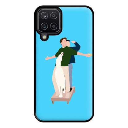 Two Men And A Dog Phone Case for Galaxy A12