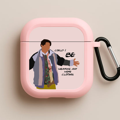 Could I Be Wearing Any More Clothes Pink AirPods Case