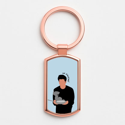 My Fajitas Rose Gold Keyring
