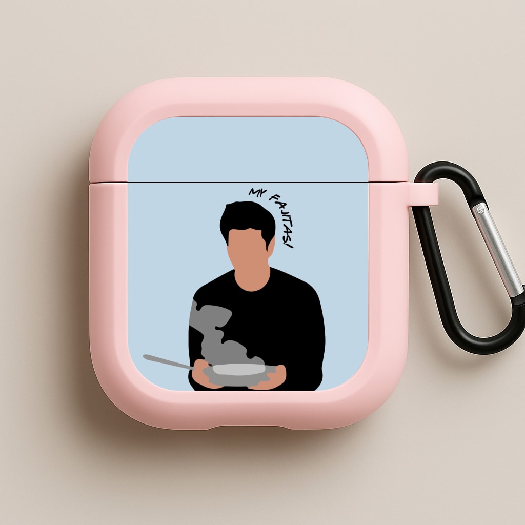 My Fajitas Pink AirPods Case