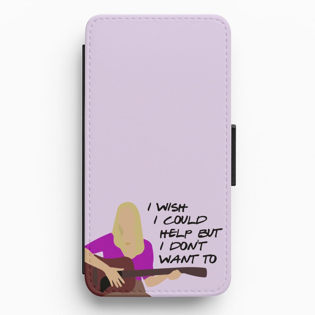 I Wish I Could Help But I Don't Want To Flip / Wallet Phone Case