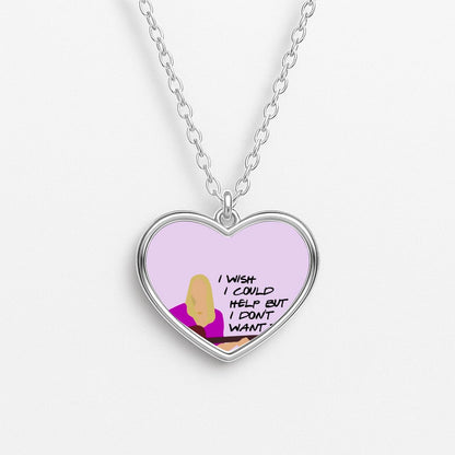 I Wish I Could Help But I Don't Want To Necklace