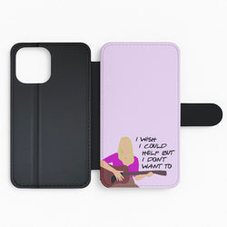 I Wish I Could Help But I Don't Want To Flip Phone Case