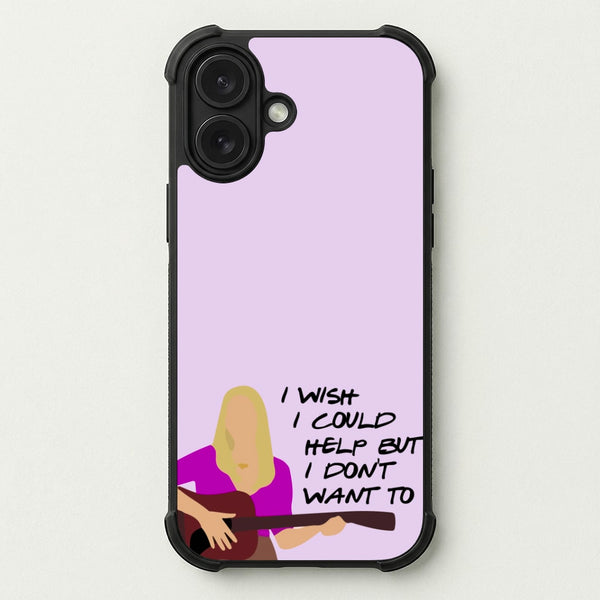 I Wish I Could Help But I Don't Want To Phone Case — Bumper case