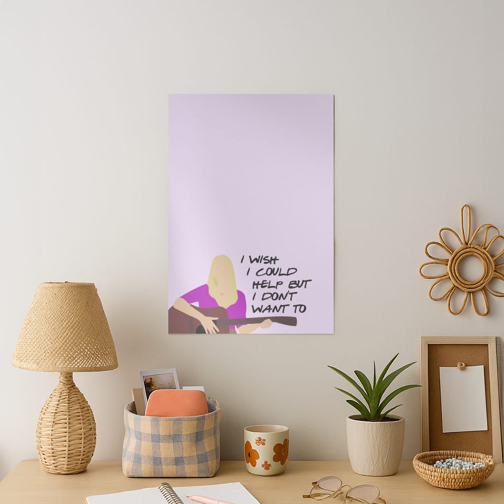 I Wish I Could Help But I Don't Want To Art Print