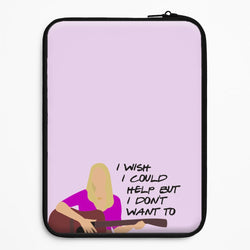 I Wish I Could Help But I Don't Want To Universal Laptop Sleeve