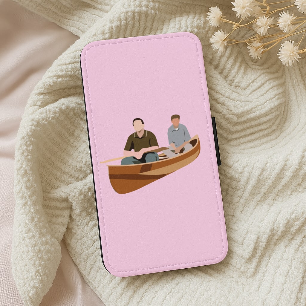 Two Men In A Boat - Friends Wallet Phone Case