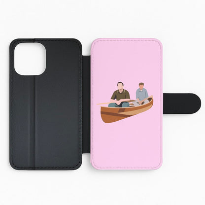 Two Men In A Boat - Friends Flip Phone Case