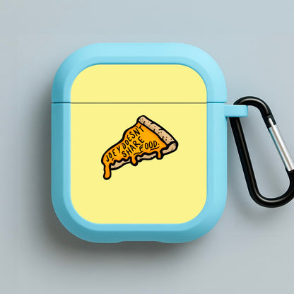 Joey Doesn't Share Food Blue AirPods Case