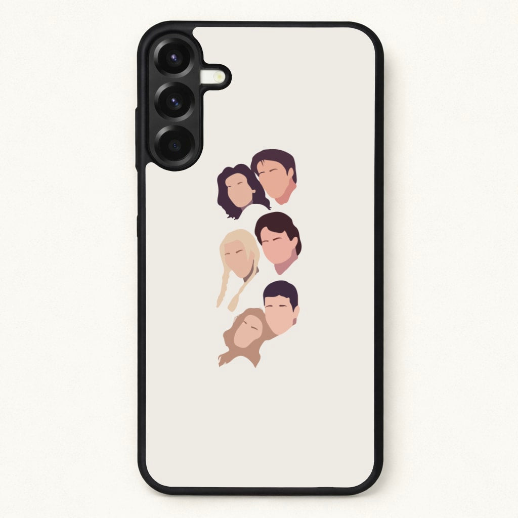 Cast Faces Phone Case for Galaxy A57
