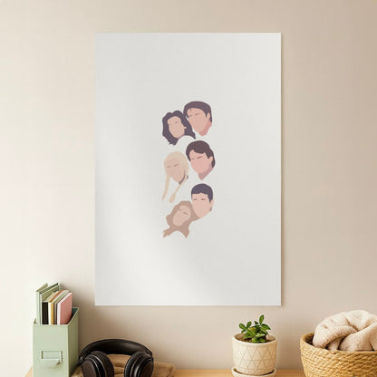 Cast Faces Poster