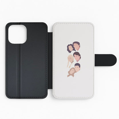 Cast Faces Flip Phone Case