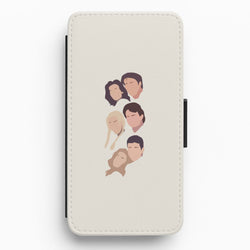 Cast Faces Flip / Wallet Phone Case