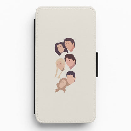 Cast Faces Flip / Wallet Phone Case