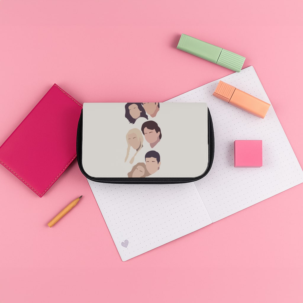 Cast Faces Pencil Case