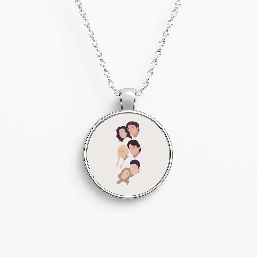 Cast Faces Necklace