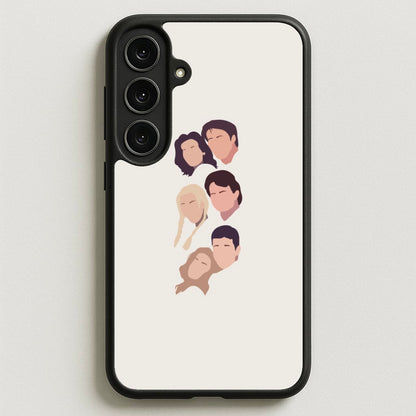 Cast Faces Phone Case for Galaxy S25FE