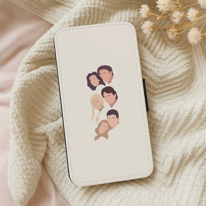 Cast Faces Wallet Phone Case