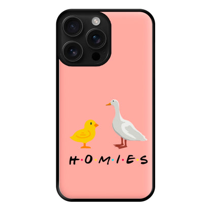 Homies Chick And Duck Phone Case for iPhone 16 Pro Max