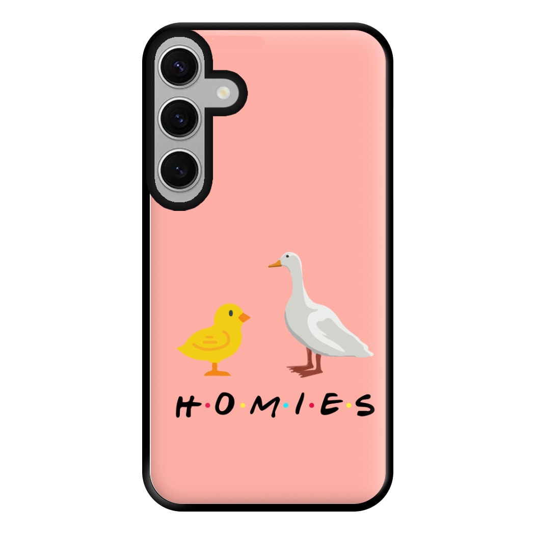 Homies Chick And Duck Phone Case for Galaxy S24FE