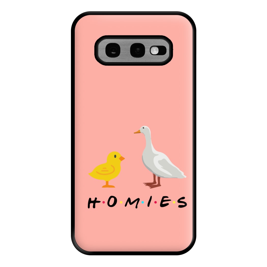 Homies Chick And Duck Phone Case for Galaxy S10e