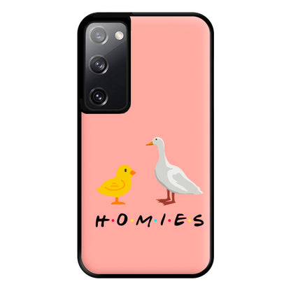 Homies Chick And Duck Phone Case for Galaxy S20