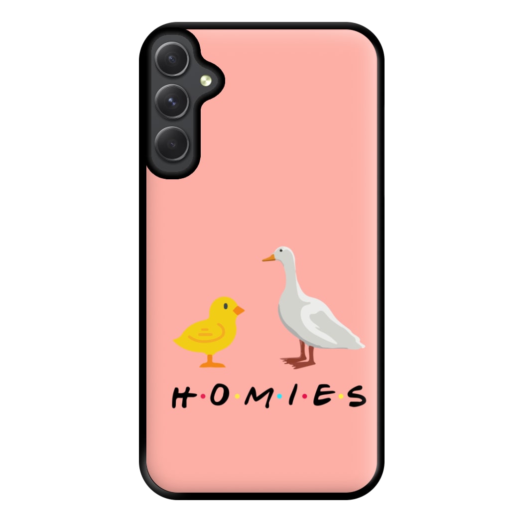 Homies Chick And Duck Phone Case for Galaxy A54