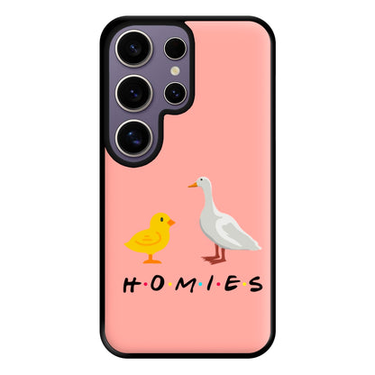 Homies Chick And Duck Phone Case for Galaxy S25 Ultra