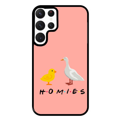 Homies Chick And Duck Phone Case for Galaxy S22 Ultra