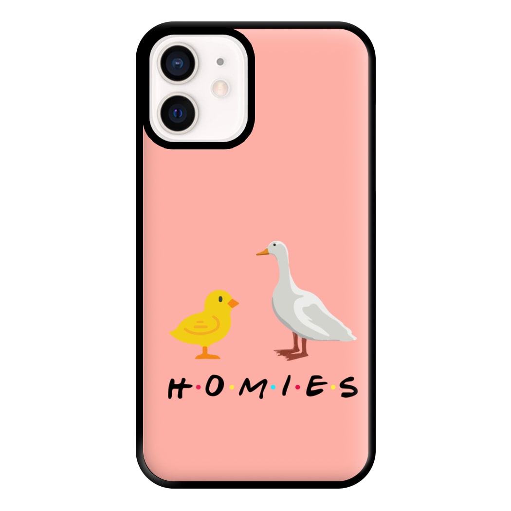 Homies Chick And Duck Phone Case for iPhone 13 Mini