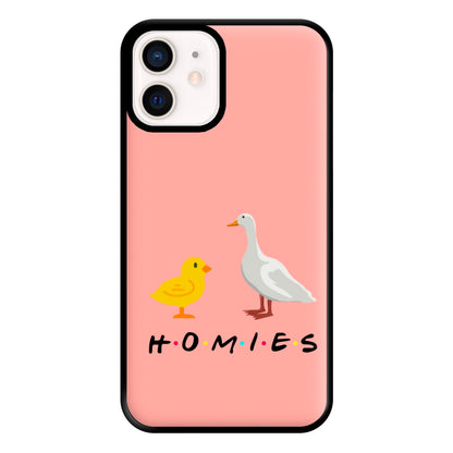 Homies Chick And Duck Phone Case for iPhone 13 Mini