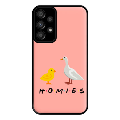 Homies Chick And Duck Phone Case for Galaxy A33