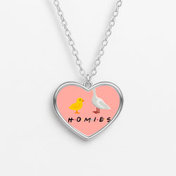 Homies Chick And Duck Necklace