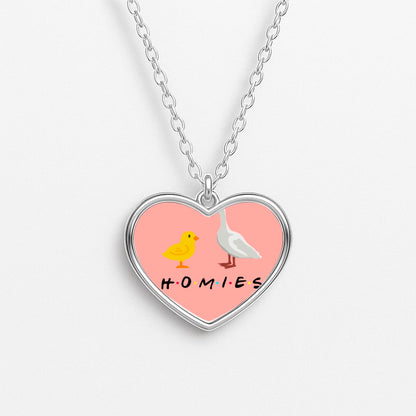 Homies Chick And Duck Necklace