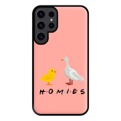 Homies Chick And Duck Phone Case for Galaxy S23 Ultra