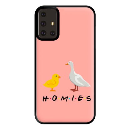 Homies Chick And Duck Phone Case for Galaxy A71