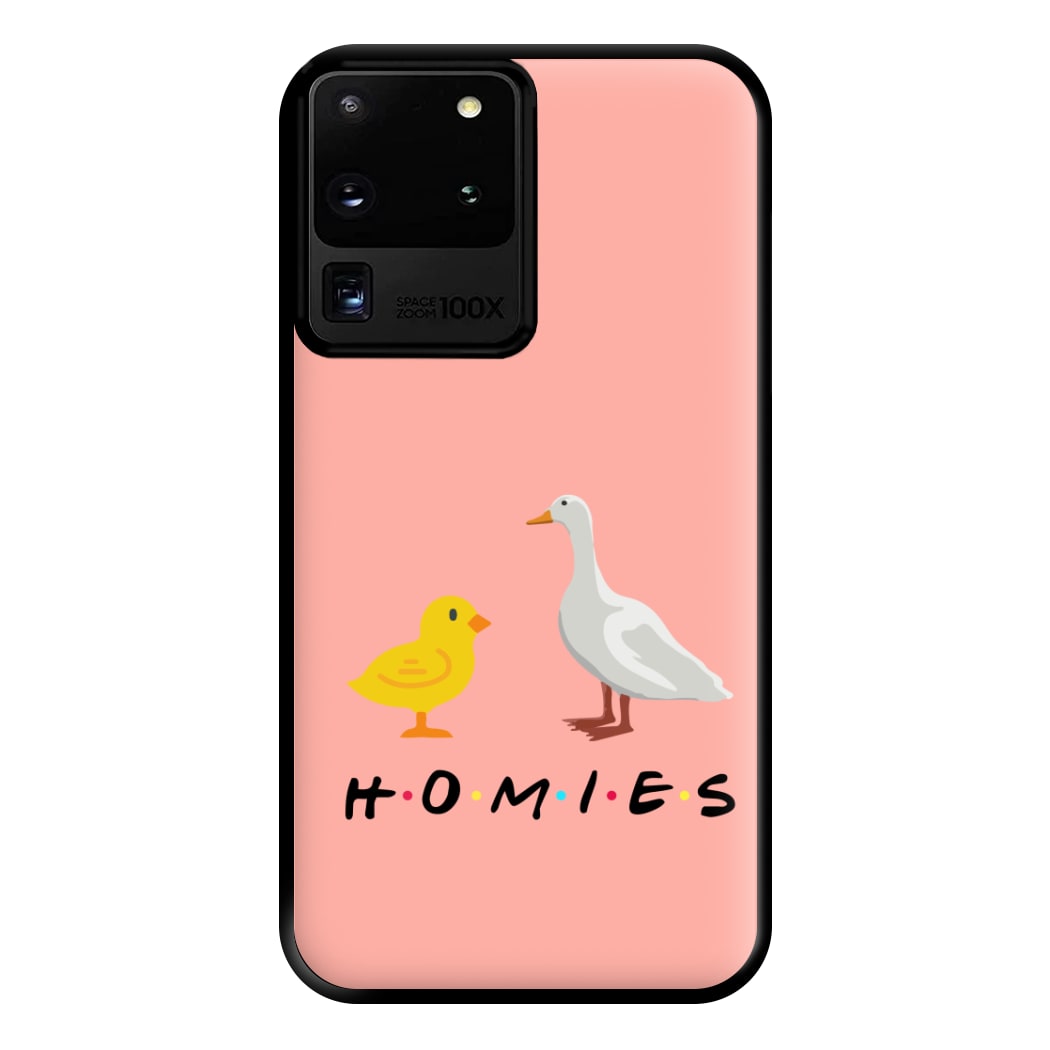 Homies Chick And Duck Phone Case for Galaxy S20 Ultra