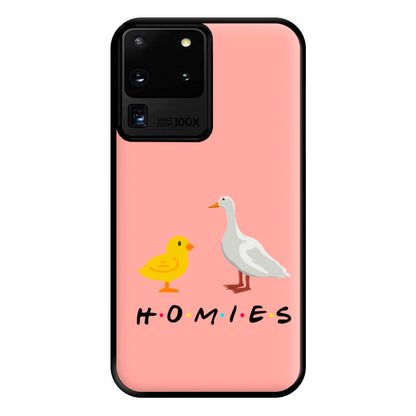 Homies Chick And Duck Phone Case for Galaxy S20 Ultra