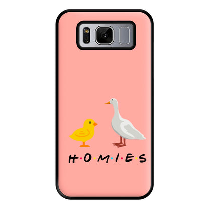 Homies Chick And Duck Phone Case for Galaxy S8 Plus